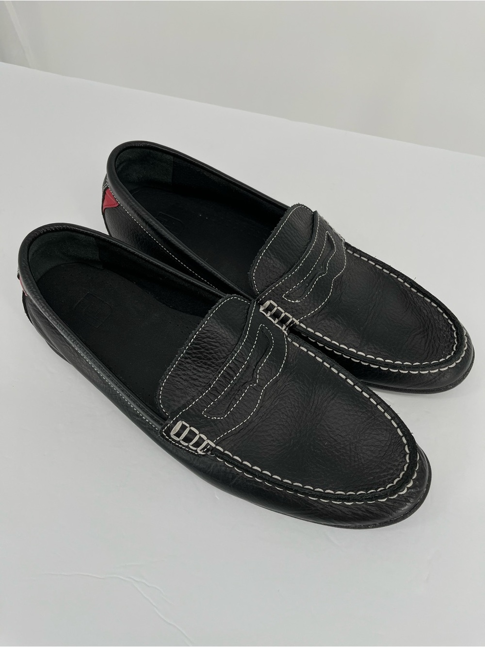 FootJoy Club Casuals Men’s Black Pebbled Leather Penny Loafers Slip-On  11.5M
